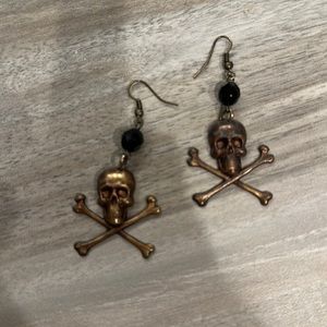 Skull earrings by Twigs